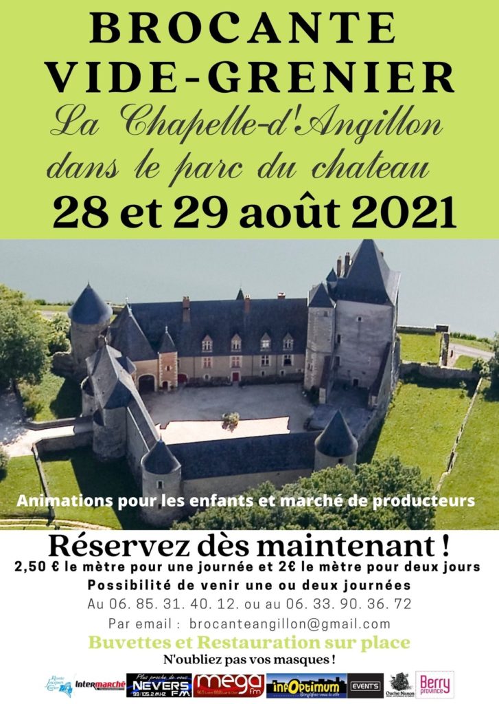 vide Grenier au château de la Chapelle d’Angillon