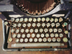 Machine à écrire underwood numéro 3