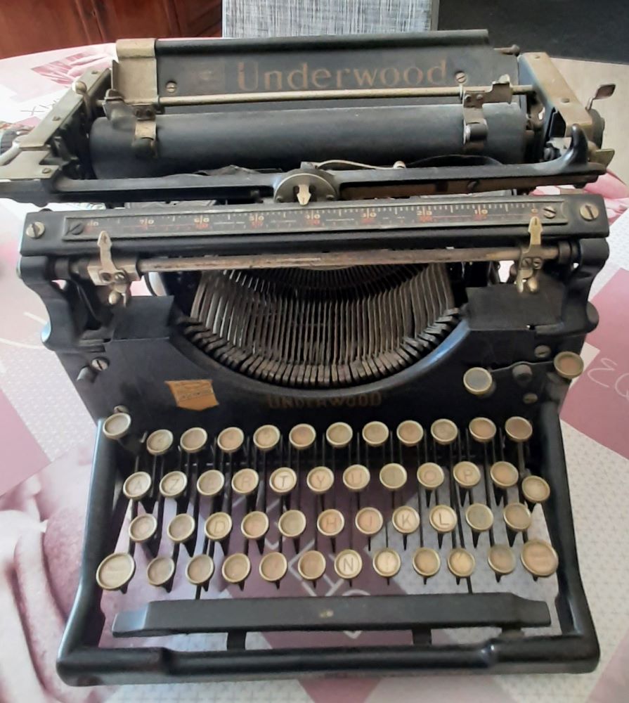 Underwood 5 machine à écrire vintage
