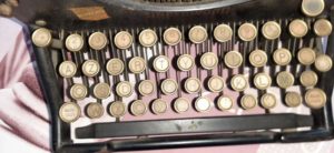 clavier machine à écrire