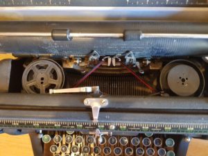 machine à écrire underwood master mécanisme